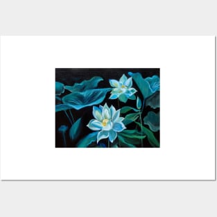 White Lilies Posters and Art